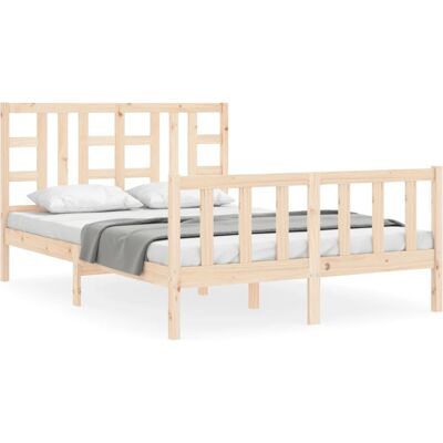vidaXL Bettgestell Braun 200x200 cm - Für 200x200 Matratze vidaXL Bettgestell Braun 200x200 cm - Für 200x200 Matratze