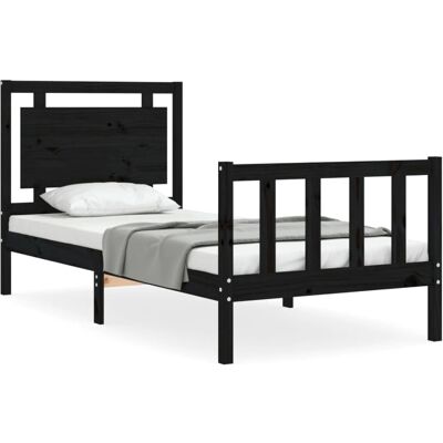 vidaXL Musta 75x190cm Sänkykehikko - Sängtyyppi vidaXL Musta 75x190cm Sänkykehikko - Sängtyyppi