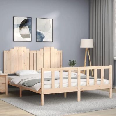 Vidaxl Puurunko 160x200 Ruskea - Sängtyyppi Vidaxl Puurunko 160x200 Ruskea - Sängtyyppi