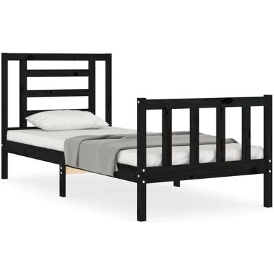 vidaXL Sängram 75x190cm - Massiivinen mäntypuuta vidaXL Sängram 75x190cm - Massiivinen mäntypuuta