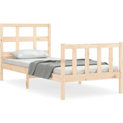 vidaXL Bettgestell Einzelmassiv Kiefernholz - Bett Typ vidaXL Bettgestell Einzelmassiv Kiefernholz - Bett Typ