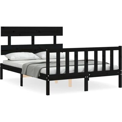 vidaXL 3193295 Sengestel Sort 200x200cm - Sengestel vidaXL 3193295 Sengestel Sort 200x200cm - Sengestel