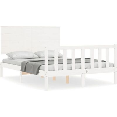 vidaXL 3193382 Sänkykehys Valkoinen - Sängtyyppi vidaXL 3193382 Sänkykehys Valkoinen - Sängtyyppi