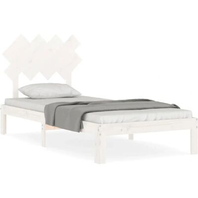 vidaXL Bettgestell Weiß - Doppelbett vidaXL Bettgestell Weiß - Doppelbett