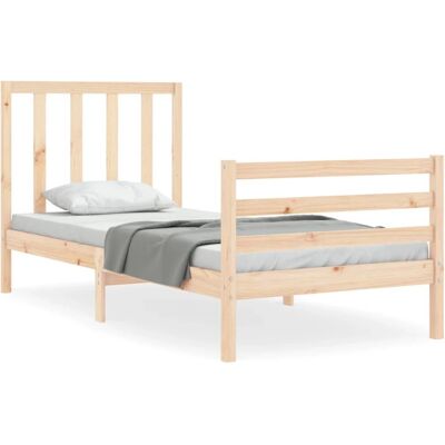 vidaXL Bettrahmen 75x190cm - Massiv Kiefernholz vidaXL Bettrahmen 75x190cm - Massiv Kiefernholz
