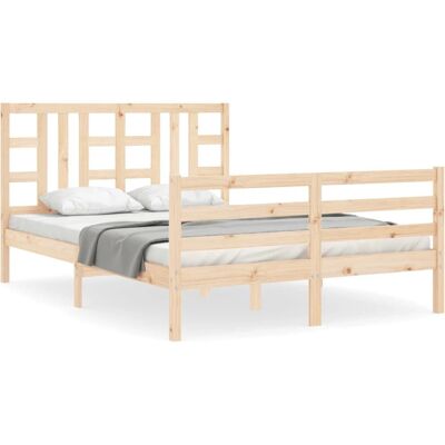 vidaXL Sängirunko ruskea 135x190cm - Sängirunko vidaXL Sängirunko ruskea 135x190cm - Sängirunko