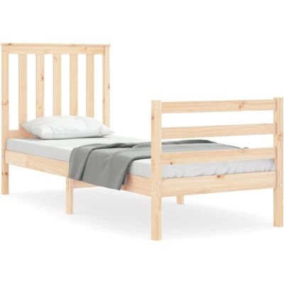 vidaXL Sängkarm Ruskea - 135 x 190 cm - Makuuhuoneen huonekalut vidaXL Sängkarm Ruskea - 135 x 190 cm - Makuuhuoneen huonekalut