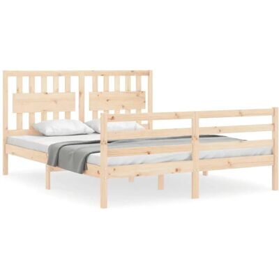 vidaXL Brauner Bettgestell 200x200 cm - Bettgestell vidaXL Brauner Bettgestell 200x200 cm - Bettgestell