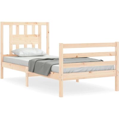 vidaXL Bed Frame - 100x200 cm Massief dennenhout vidaXL Bed Frame - 100x200 cm Massief dennenhout
