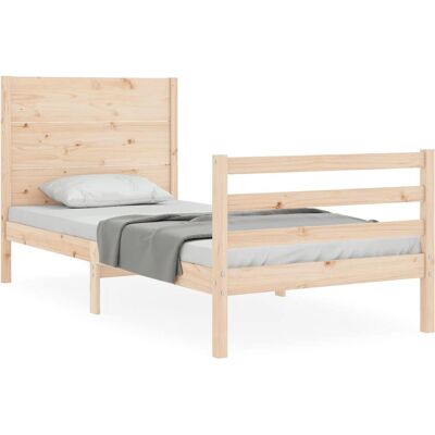 vidaXL Bettgestell Kleines Einzelbett - Bettgestell vidaXL Bettgestell Kleines Einzelbett - Bettgestell