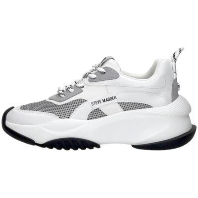 Steve Madden Belissimo Grijze Sneakers - Sneakers Steve Madden Belissimo Grijze Sneakers - Sneakers