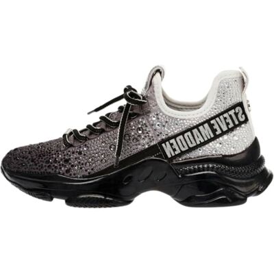 Steve Madden Mistica Schwarz/Silber Sneaker - Casual Sportschuhe Steve Madden Mistica Schwarz/Silber Sneaker - Casual Sportschuhe