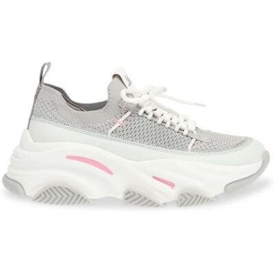 Steve Madden Playmaker Grijs Sneakers - Sneakers Steve Madden Playmaker Grijs Sneakers - Sneakers