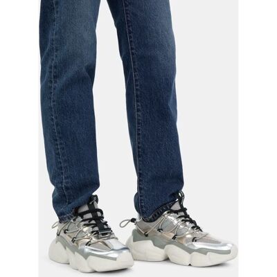 Steve Madden Spectator Sneakers Grijs/Gold - Sneakers Steve Madden Spectator Sneakers Grijs/Gold - Sneakers