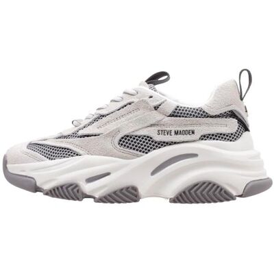 Steve Madden Possession-E Grijze Sneakers - Comfortabel, Modieus Steve Madden Possession-E Grijze Sneakers - Comfortabel, Modieus