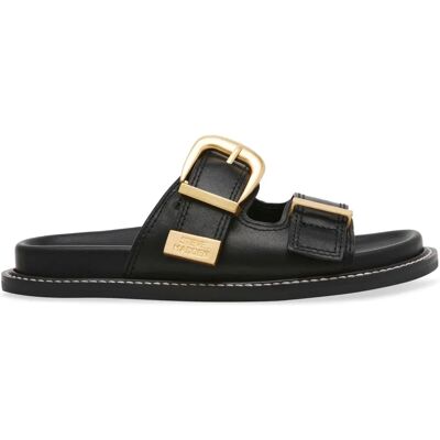 Steve Madden Arch-E Schwarzes Action-Leder Sneakers - Sneakers Steve Madden Arch-E Schwarzes Action-Leder Sneakers - Sneakers