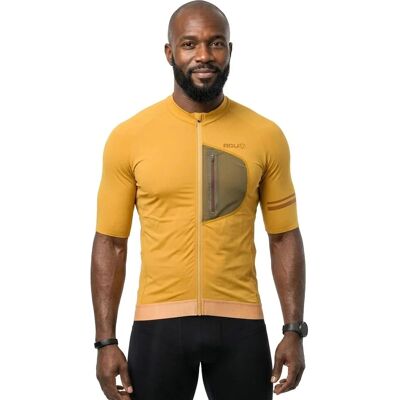 AGU Gravel Venture - Kortmouw Fietsshirt - Ginger - L - Fietsshirt AGU Gravel Venture - Kortmouw Fietsshirt - Ginger - L - Fietsshirt