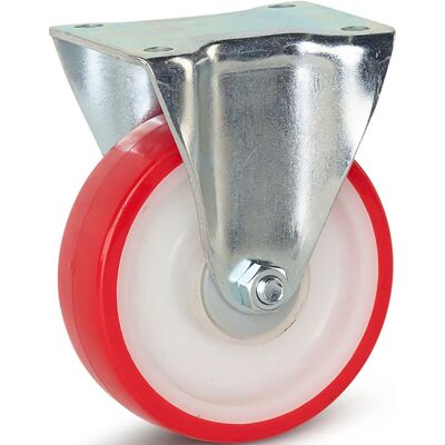 Meso - Bokwiel polyurethaan 105x88mm - 230kg - 128mm - Bokwiel Meso - Bokwiel polyurethaan 105x88mm - 230kg - 128mm - Bokwiel