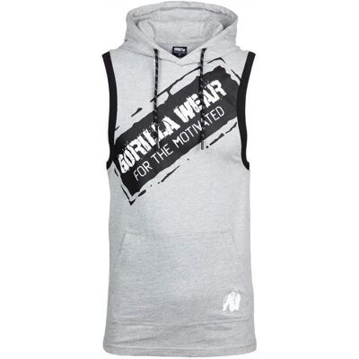 Gorilla Wear Loretto Hooded Tank Top - XL - Grey Melange Gorilla Wear Loretto Hooded Tank Top - XL - Grey Melange