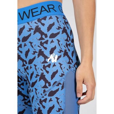 GORILLA WEAR L Large Blue Leggings - Leggings GORILLA WEAR L Large Blue Leggings - Leggings