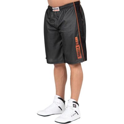 Gorilla Wear Wallace Unisex Shorts Oranje Grijs Gorilla Wear Wallace Unisex Shorts Oranje Grijs