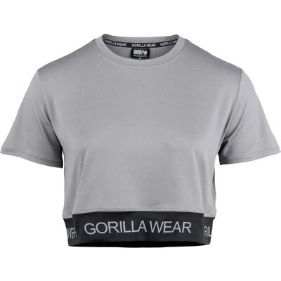 Gorilla Wear Cropped Grey T-Shirt - Activewear Gorilla Wear Cropped Grey T-Shirt - Activewear