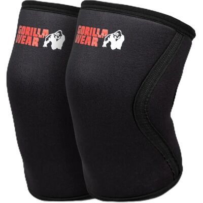Genouillères GORILLA WEAR de 7 mm, noir - Soutien pour levage lourd - Publicité Genouillères GORILLA WEAR de 7 mm, noir - Soutien pour levage lourd - Publicité