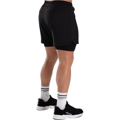 Gorilla Wear Black Unisex Shorts - Shorts Gorilla Wear Black Unisex Shorts - Shorts