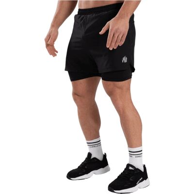Gorilla Wear Black Unisex Shorts - Shorts Gorilla Wear Black Unisex Shorts - Shorts