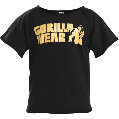 Gorilla Wear Classic Unisex Fitness Top - Black and Gold Gorilla Wear Classic Unisex Fitness Top - Black and Gold