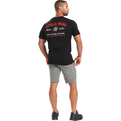 T-shirt unisex Gorilla Wear Warren Czarny T-shirt unisex Gorilla Wear Warren Czarny