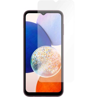 Samsung - Galaxy A14 - Tempered Glass - Clear Screen Protector - Publicité Samsung - Galaxy A14 - Tempered Glass - Clear Screen Protector - Publicité