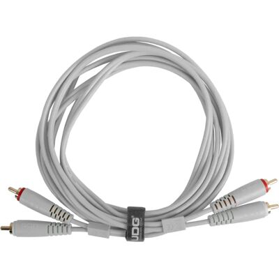 Cavo audio UDG RCA-RCA Bianco 3m - Cavo per DJ Cavo audio UDG RCA-RCA Bianco 3m - Cavo per DJ