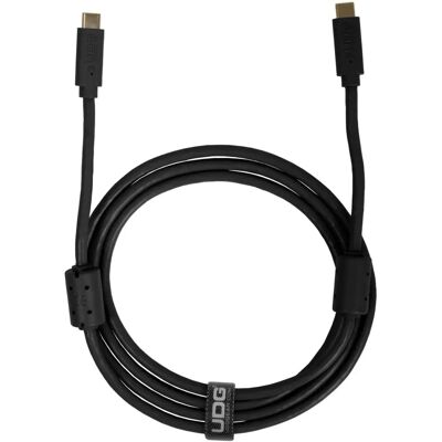 UDG Ultimate USB 3.2 C-C Black 1.5m - Cable for DJs UDG Ultimate USB 3.2 C-C Black 1.5m - Cable for DJs