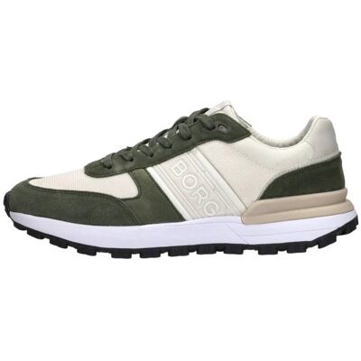 Björn Borg R2400 SUE M Olijf/Offwhite - Sneakers Björn Borg R2400 SUE M Olijf/Offwhite - Sneakers