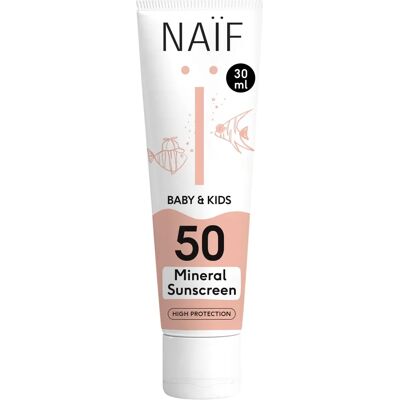 Naif Baby & Kids Mineral Sunscreen SPF 50 - Protezione solare bambini Naif Baby & Kids Mineral Sunscreen SPF 50 - Protezione solare bambini