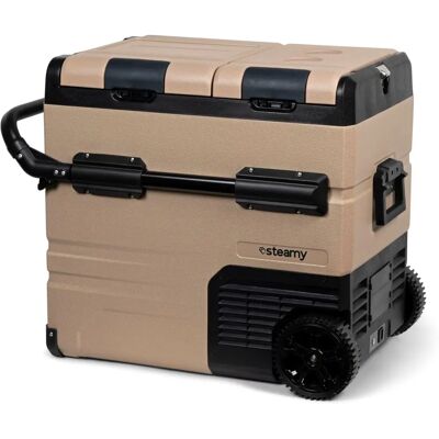 Steamy-E SECTAW55 Dubbelt Zon Kylskåp med Kompressor - 55L Steamy-E SECTAW55 Dubbelt Zon Kylskåp med Kompressor - 55L