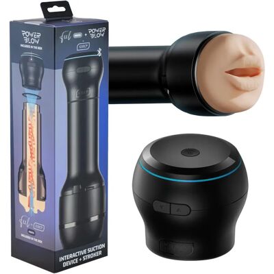 Kiiroo - PowerBlow Feel Mouth Stroker Coffret - Sex toy set Kiiroo - PowerBlow Feel Mouth Stroker Coffret - Sex toy set