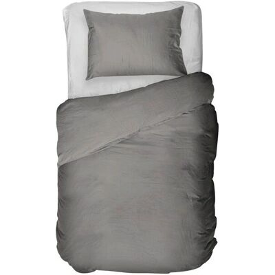 Bettwäsche KAYORI Edo Grau 135x200cm Mako-Satin Bettwäsche KAYORI Edo Grau 135x200cm Mako-Satin