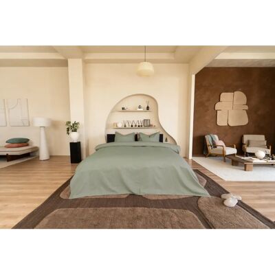KAYORI Otsu Bio-Bettwäsche - Bett- und Kissen-Set - Luxuriöses Jacquardmuster KAYORI Otsu Bio-Bettwäsche - Bett- und Kissen-Set - Luxuriöses Jacquardmuster