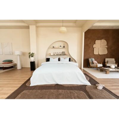 KAYORI Otsu Weiß Bettwäsche-Set - Bett- & Kissenbezüge - Luxus Jacquard KAYORI Otsu Weiß Bettwäsche-Set - Bett- & Kissenbezüge - Luxus Jacquard