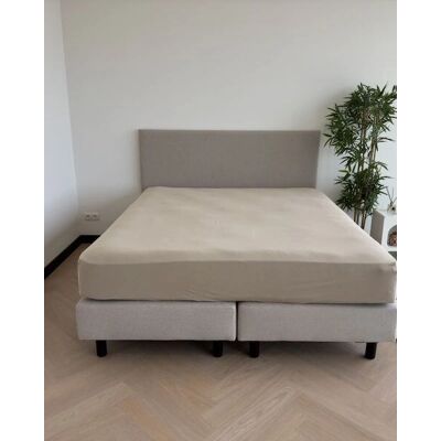 KAYORI - Tara - Braun - 200x220 cm - Spannbettlaken KAYORI - Tara - Braun - 200x220 cm - Spannbettlaken