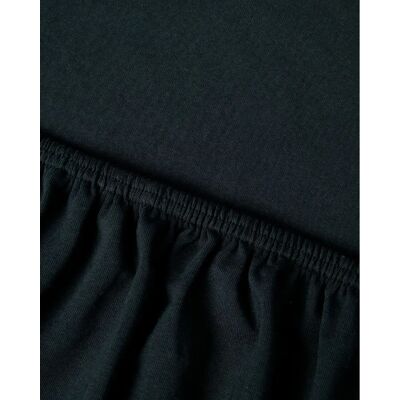 Kayori - Tara - Schwarz - 160x220 - Fitted sheet Kayori - Tara - Schwarz - 160x220 - Fitted sheet