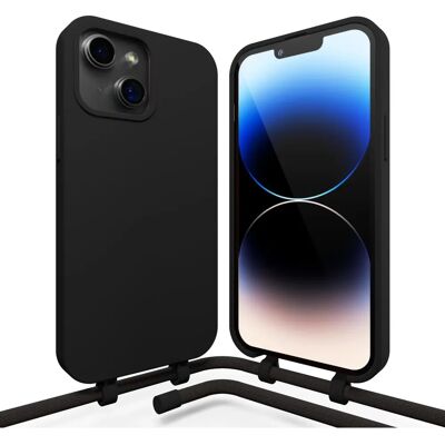 Coverzs - iPhone 15 silicone case - zwart - Phone case Coverzs - iPhone 15 silicone case - zwart - Phone case