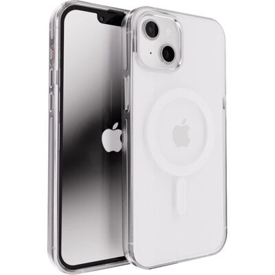 Coverzs - iPhone 14 Clear Metallic Case - Zilver Coverzs - iPhone 14 Clear Metallic Case - Zilver