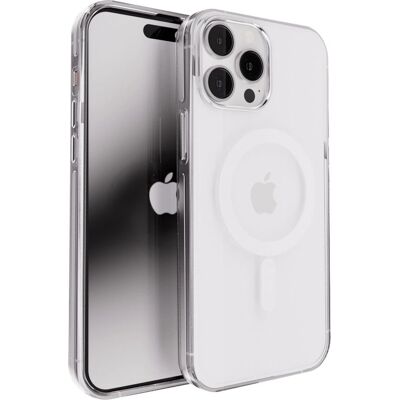 Coverzs - iPhone 15 Pro Clear Metallic Case - Zilver Coverzs - iPhone 15 Pro Clear Metallic Case - Zilver