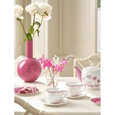 Pip Studio Cappuccinotasse Mit Untertasse 2er Set 120ml Jolie Dots Gold/pink Weiss 51.004.208 Pip Studio Cappuccinotasse Mit Untertasse 2er Set 120ml Jolie Dots Gold/pink Weiss 51.004.208
