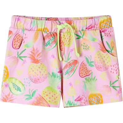 vidaXL Kinder-Shorts mit Kordelzug - Rosa - 104 - Kindershorts vidaXL Kinder-Shorts mit Kordelzug - Rosa - 104 - Kindershorts