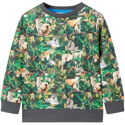 vidaXL Kinder-Sweatshirt Dschungel-Motiv - Sweatshirt vidaXL Kinder-Sweatshirt Dschungel-Motiv - Sweatshirt
