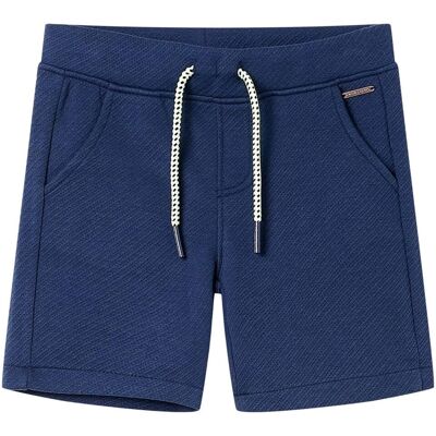 vidaXL Kids' Shorts met trekkoord donkerblauw 3-4 jaar - Kinderkleding vidaXL Kids' Shorts met trekkoord donkerblauw 3-4 jaar - Kinderkleding